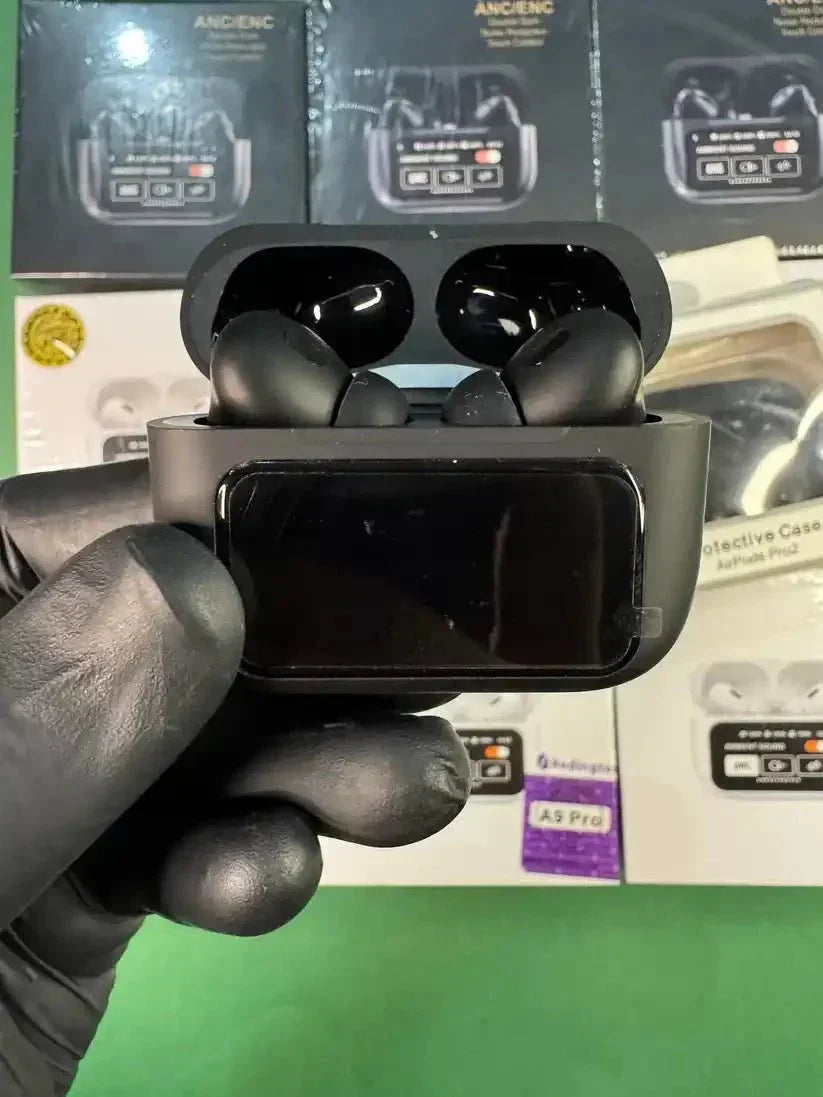 A9 PRO LED SCREEN AIRPODS [ANC] + FREE SILICON CASE! - My Store