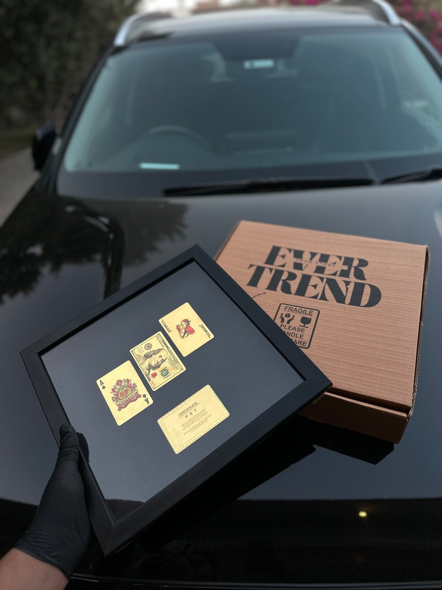 Gold Cards 3D Stacked Frame - USD (30 % OFF) - My Store