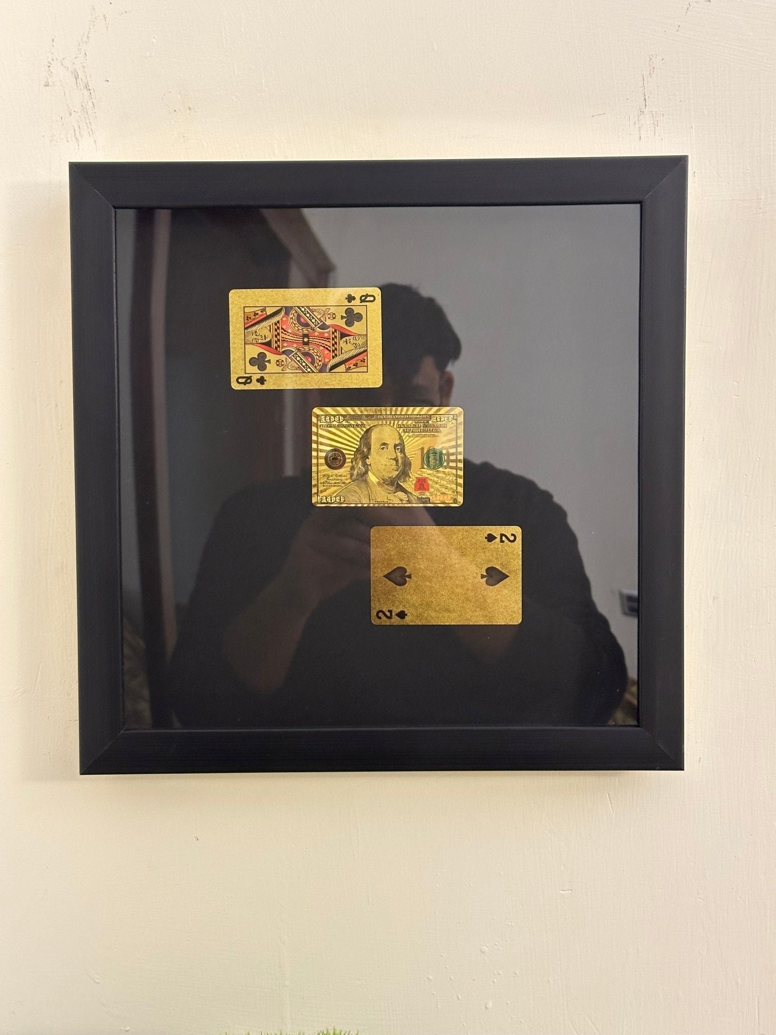 Gold Cards 3D Stacked Frame - USD (30 % OFF) - My Store
