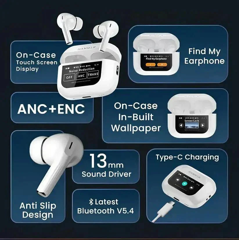 Samsung Smart Watch Ultra + A9 Pro LED Screen Airpods - My Store