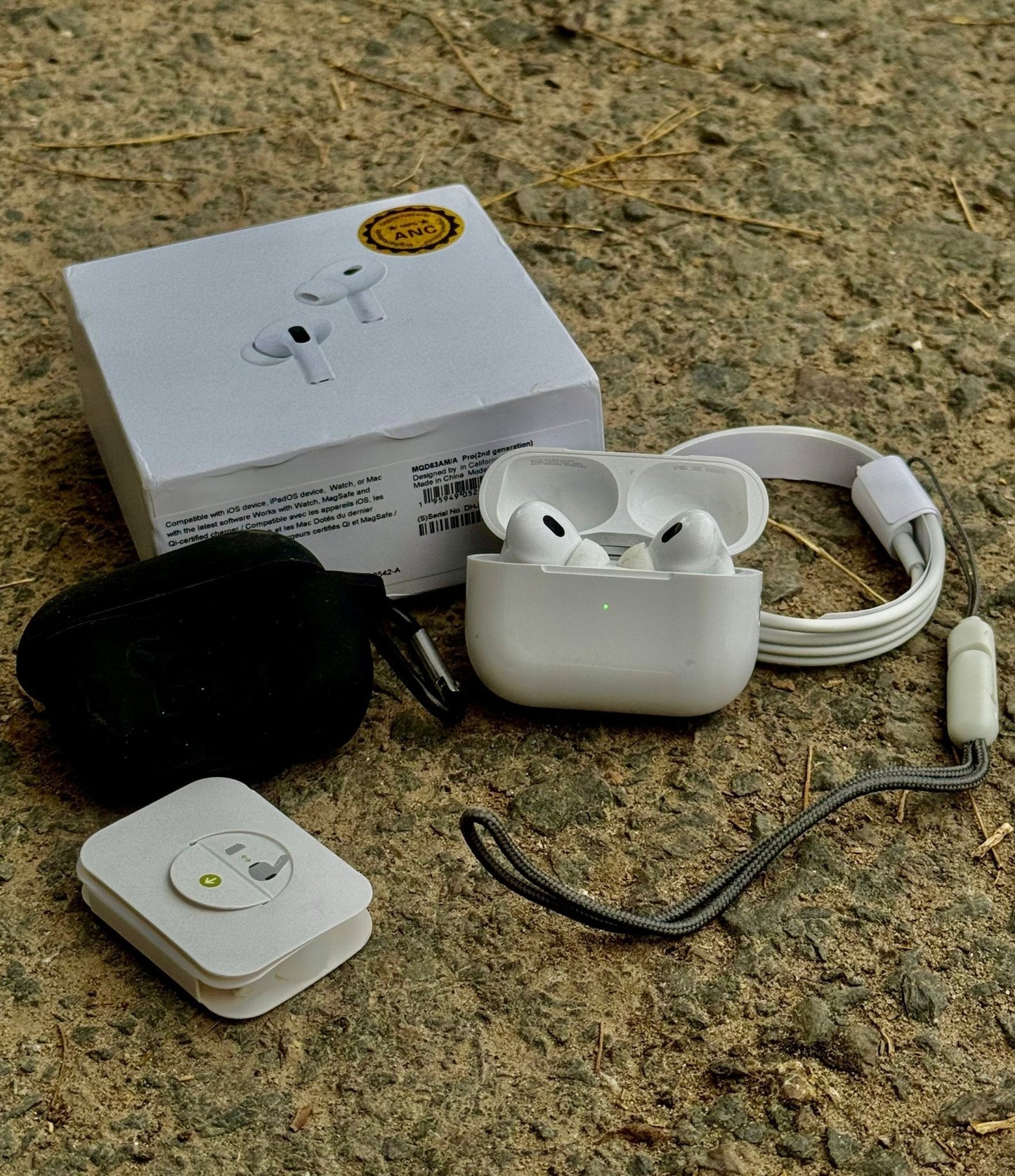 X90 Ultra 2 Golden Watch + Airpods Pro 2 [ANC + Buzzer Active!] - My Store